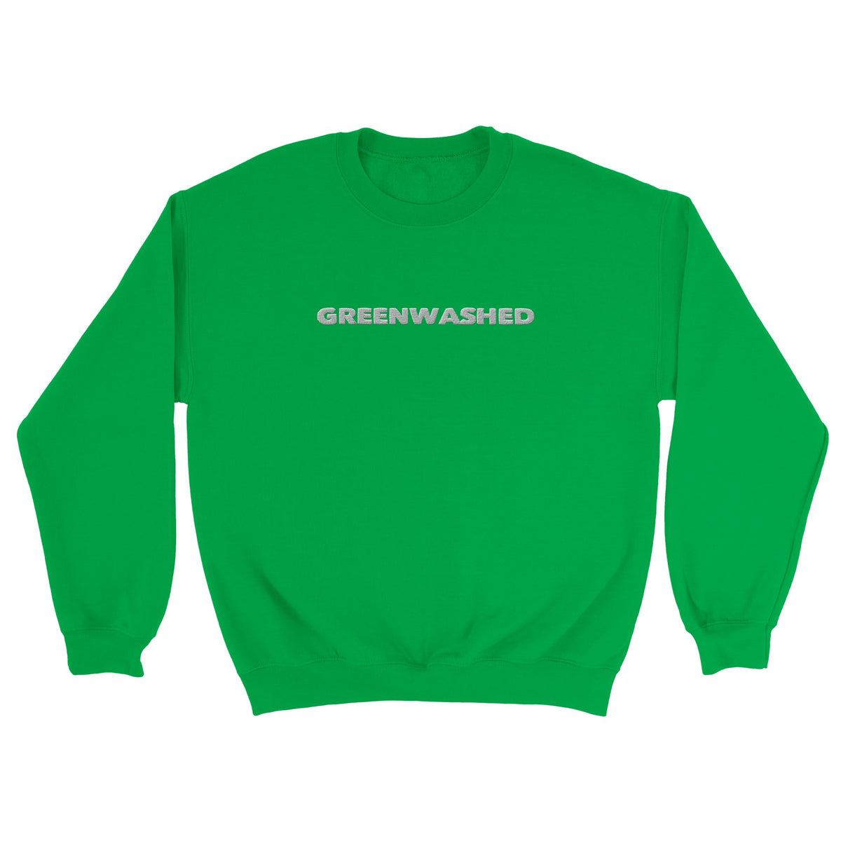 Greenwashed embroidered Sweatshirt – ilmisantropo