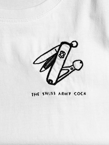 Swiss army cock T-shirt